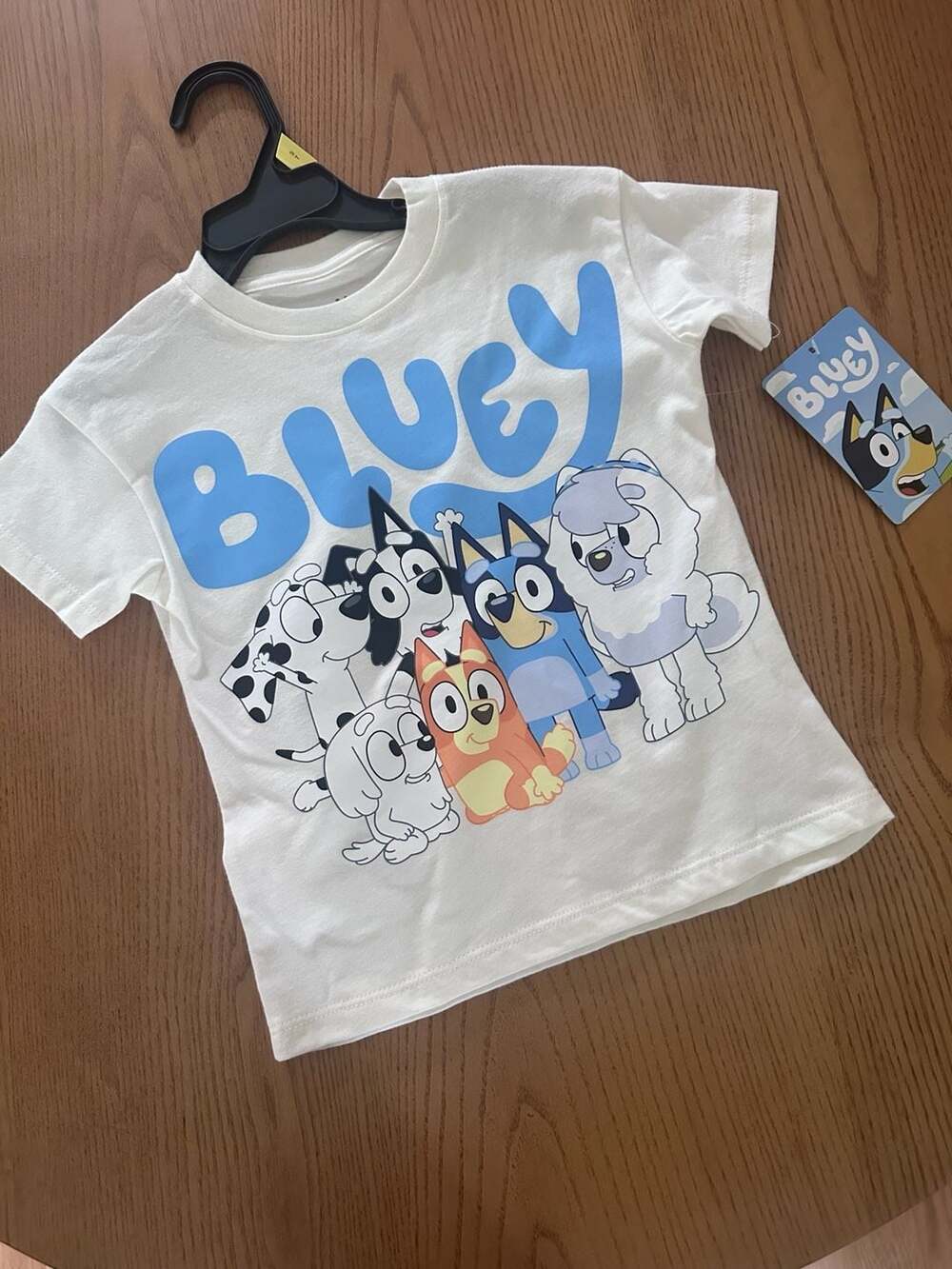 Bluey and Friends Graphic Short Sleeve White T-Shirt Size 3T